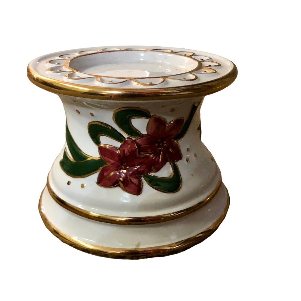 Vintage Kmart Candle Holder Used Christmas Holiday